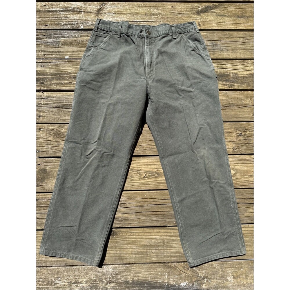 Carhartt Men's Carpenter Pants 40x30 Moss Loose Original Fit